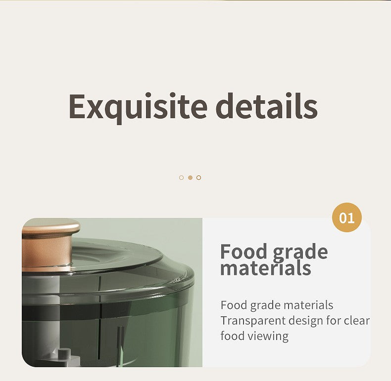 350ml Mini Processador Elétrico Sem Fio de Alho, Dupla Função, Para Purê de Alho, Recarregável Via USB, Triturador de Alimentos Para Cozinha, Moedor de Carne e Vegetais
