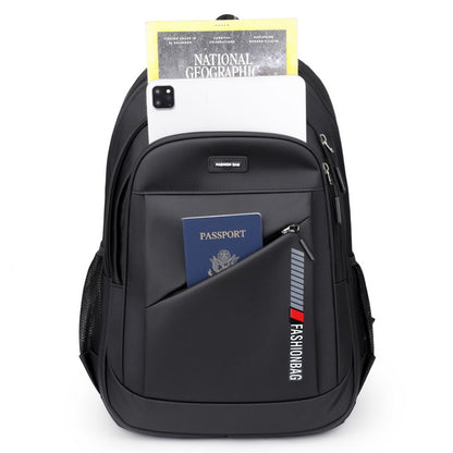 Mochila masculina casual de grande capacidade para notebook, viagem, mochila escolar para alunas do ensino fundamental e médio