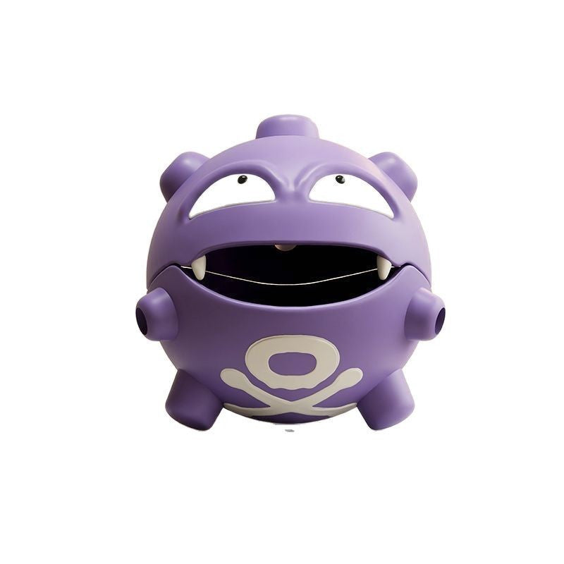 Bandeja Espiral de Incenso Koffing, Anime Gastly, Queimador de Incenso Interno, Suporte Fofo, Boneco Grimer para Decoração de Mesa de Carro, Brinquedo a Gás