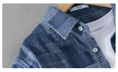 Summer cargo shirts men fashion short sleeve mens shirt workwear men's Tops loose Casual clothes for Young men