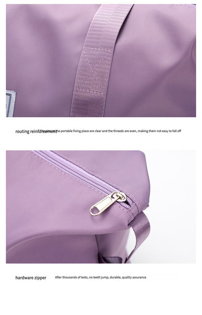 Travel Fitness Waterproof Foldable Luggage Handbag Outdoor Luggage Storage Bag Dry Wet Separation Fitness Bag Handbag