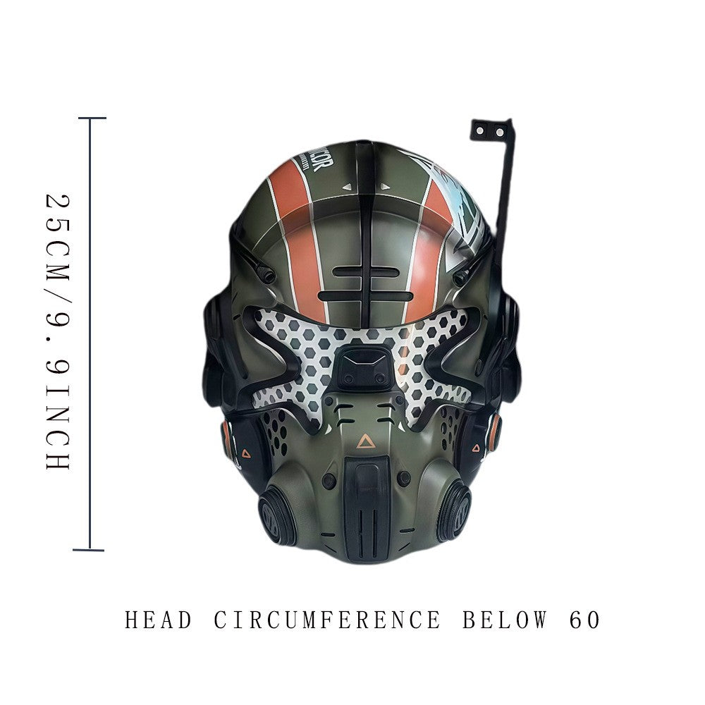Titanfall Jack Cooper Led Light Mask Cosplay Helmet Halloween Costume for Adult Man Face Masks Masquerade Carnival Party Prop