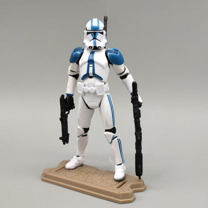 Star Wars Republic 501-st Legion Blue White Trooper 3.75" Loose Action Figure