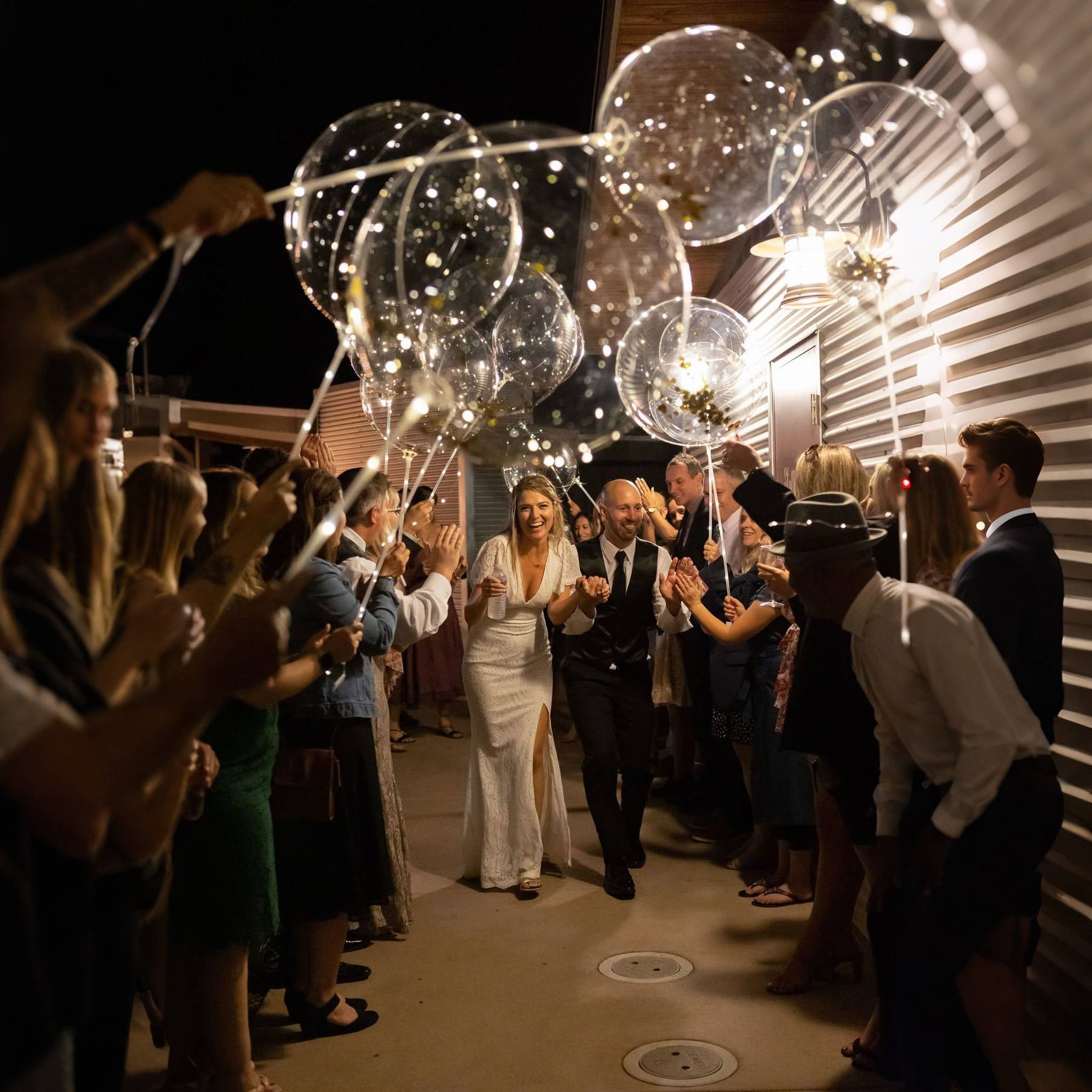 10pcs LED Bobo Balloon (without battery) for wedding proposal decoration, birthday party, outdoor courtyard lighting decoration