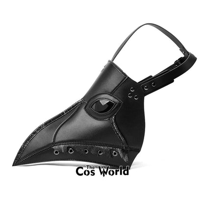 Halloween Plague Doctor Mask Steampunk Gothic Bird Beak Props for Party Carnival Cosplay Costumes Masquerade