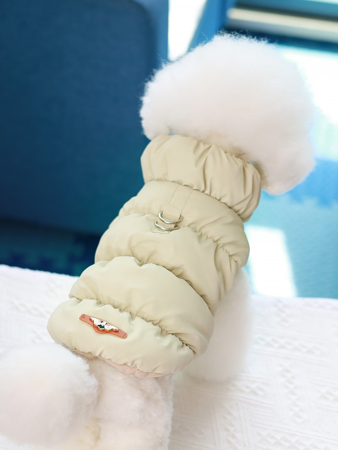 Jaqueta para Cães para Outono/Inverno, Casaco para Pets, Agasalho Quente e Grosso de 3 Camadas, Adequado para Cães Pequenos a Médios como Poodle, Teddy, York