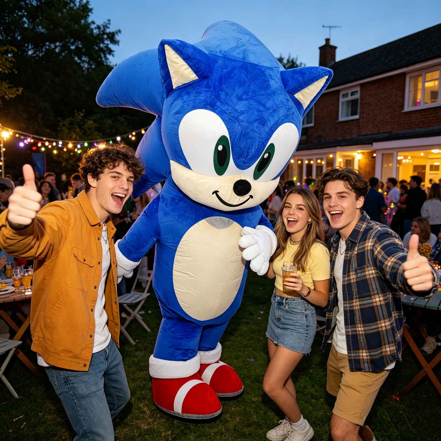 Inflatable Cartoon Hedgehog Costume Mascot Parade Adult Character Cosplay Animal Birthday Halloween Party Event Plush Set