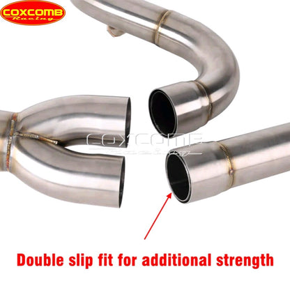 44-51mm Head Pipe Exhaust Pipe Motorcycle Complete Exhaust Muffler System For Harley Street Bob FXBB FXBBS Low Rider S ST Pazoma
