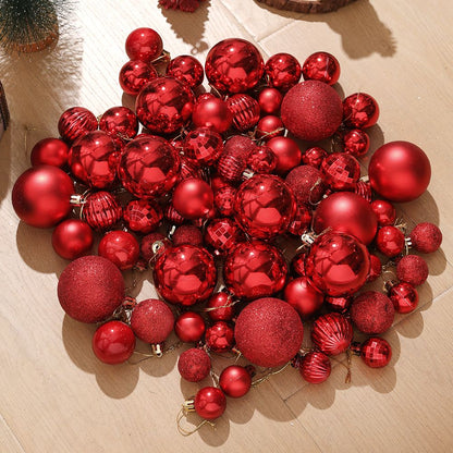 10/20/30/50/100Pcs Merry Christmas Ball Hanging Christmas Tree Decoration for Home Decor New Year 2026 Navidad Party Supplies