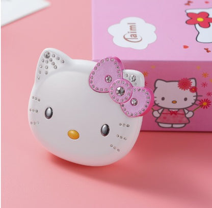 2024 Novo Telefone Dobrável Kawaii Sanrio Hello Kitty Desenho Animado Fofo Infantil Branco Rosa Mini Telefone Presentes de Aniversário Para Crianças Brinquedos Para Meninas