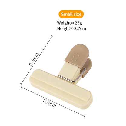 2pcs Portable Sealing Clips for Food Bags Plastic Kitchen Tool Keep Coffee/Bread/Chips/Snacks Fresh