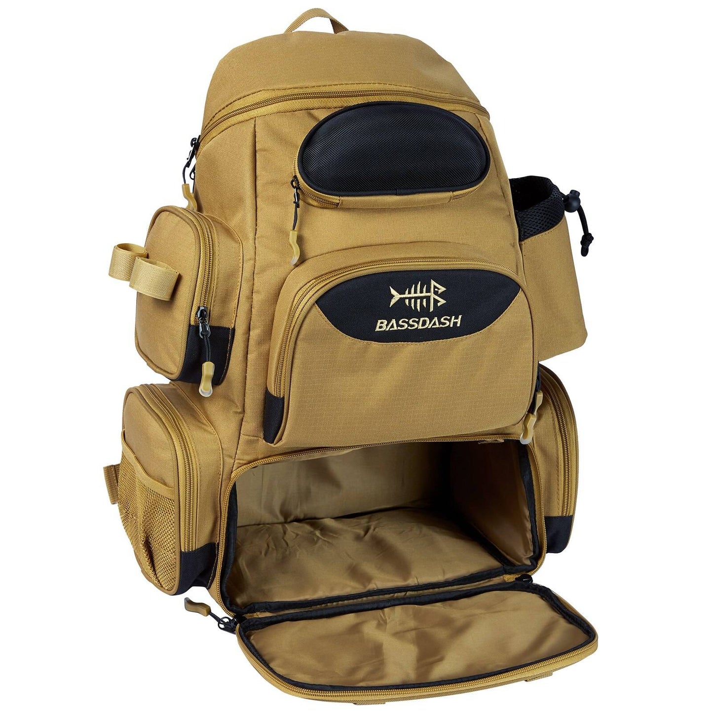 Bassdash Fishing Bag Tackle Backpack Leve Tático Caixa de Pesca Multifuncional