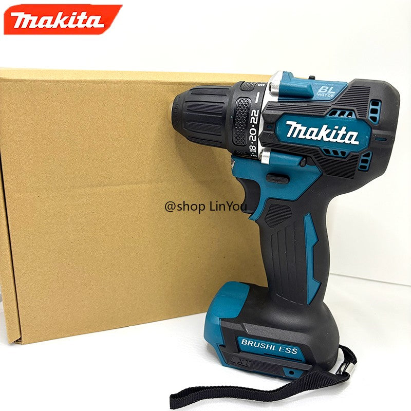 Parafusadeira/Furadeira de Impacto a Bateria Makita DDF487 10mm Brushless 18V de Grande Torque