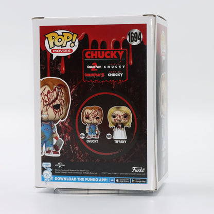 Funko POP Original Chucky Anime Figura Tiffany 1695# 1694# Brinquedos de Bonecos de Ação para Meninos Meninas Presente Modelo Colecionável Ornamentos