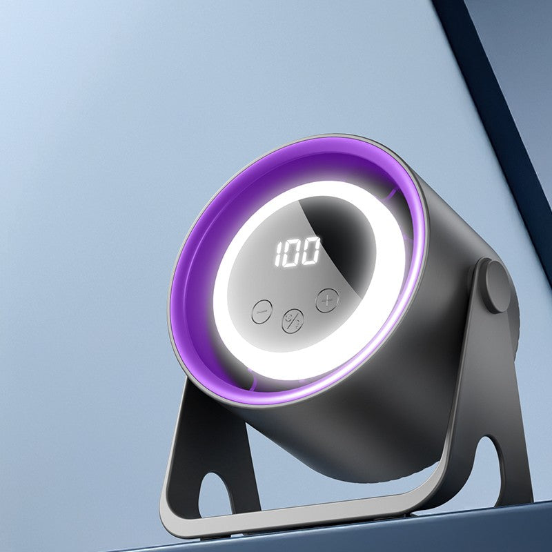 USB desktop/hanging multi-purpose small fan LCD portable small fan with LCD display power level