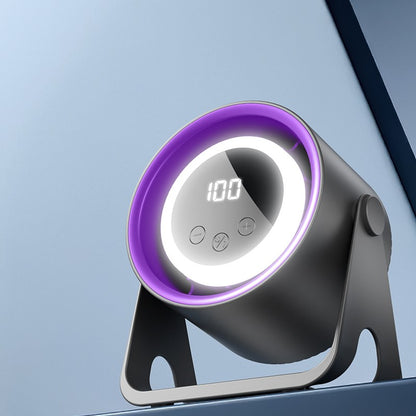 USB desktop/hanging multi-purpose small fan LCD portable small fan with LCD display power level