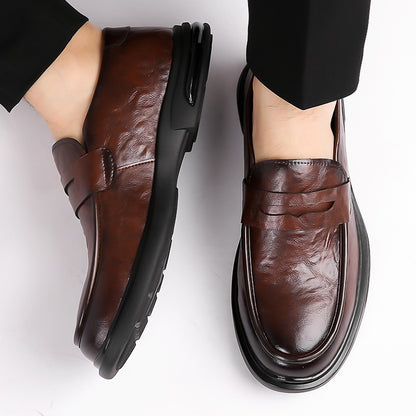 High Quality Fashionable Loafers Leather Men Business Formal Casual Leather Shoes Spring Men Soft and Comfortable Leather Shoes