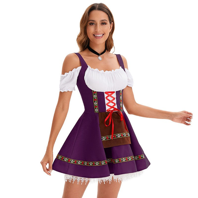 Halloween Party Costumes Makeup Dance Cosplay Clothing Stage Performance Costume Beer Girl Dresses