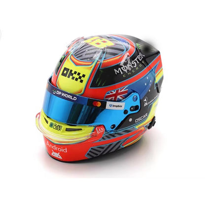 Novo estoque Spark 1:5 F1 2025 Série de Capacetes Norris Mcl39 Simulação Resina Modelo em Miniatura Brinquedos Personalizados Presente Coleção Ornamento