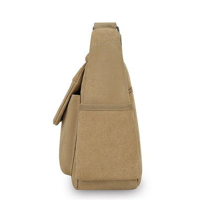 Men's crossbody bag, multi pocket design - large capacity shoulder bag - outdoor essentials, functional storage, city commuters