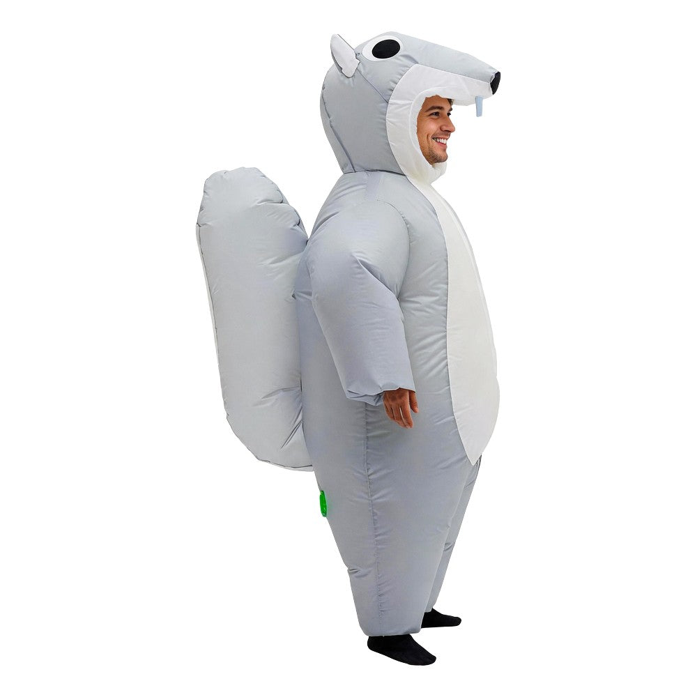 Cartoon Squirrel Inflatable Costume Mascot Adult Parade Character Cosplay Animal Birthday Halloween Party Event Set