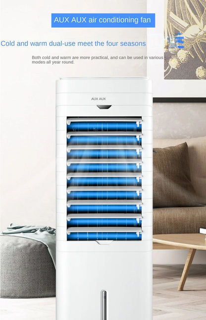 Ventilador de Ar Condicionado Portátil AUX Inovador 220V, Ventilador de Ar Frio de Uso Duplo com Funções de Aquecimento e Resfriamento A