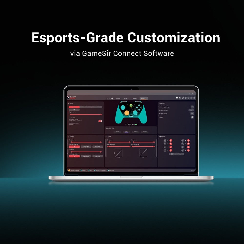 GameSir G7 Pro 8K Aimlabs Edition Wireless Gaming Controller for Nintendo Switch 2, Android, iOS, Steam and Windows PC Joystick