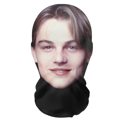 Funny Full Face Mask 3D Printed Celebrity Face Masks Elastic Mesh Halloween Cosplay Party Props Balaclava Headcovers