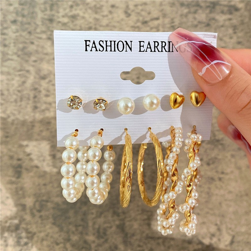 Brincos Grandes de Coração Dourado e Prateado YOBEST para Mulheres, Conjunto de Brincos Borboleta Pendurados, Presentes de Joias Femininas, Nova Moda, 2025