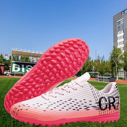 Men's Tf/Ag Society Cleats Soccer Shoes Professional Indoor Football Boots Fast Match Sneakers for Boys Original Field Gear