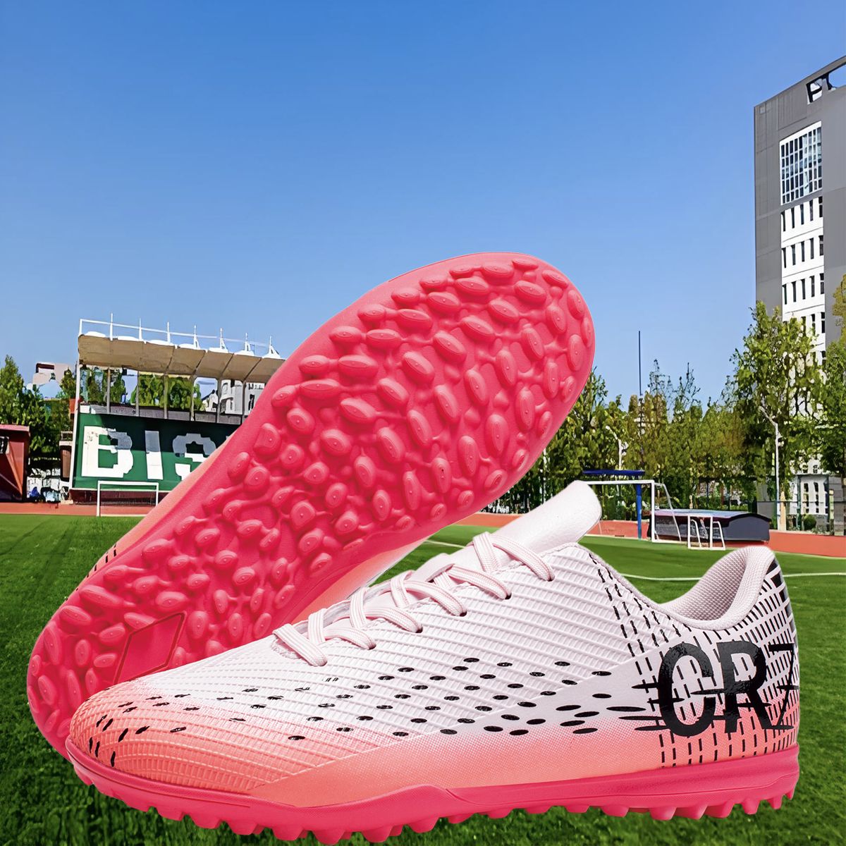 Men's Tf/Ag Society Cleats Soccer Shoes Professional Indoor Football Boots Fast Match Sneakers for Boys Original Field Gear