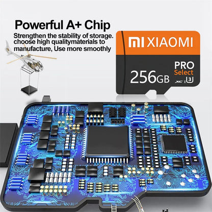 Xiaomi Real Capacity Micro TF Memory Card 2TB SD Card 128GB Memoria SD 512GB 1TB Games Video Card For Car Monitoring Micro Card