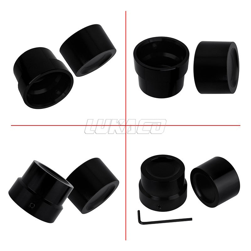 Motorcycle Front Rear Axle Nut Covers Caps Kit For Harley Sportster 883 1200 Touring Dyna Road King Softail Fat Bob Breakout