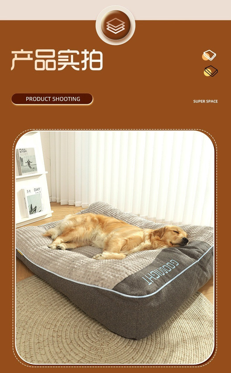 Cama Para Cães E Gatos No Inverno Tapete Grande Para Cães Ninho Quente Para Animais De Estimação Canil Para Filhotes De Porte Pequeno Médio E Grande Colchão Para Dormir Tamanho Grande