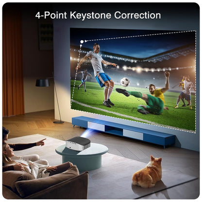 Touyinger ET32 1500ANSI Full HD 4K Projector  5G WIFI Home theater Media Video Player Smart Beamer