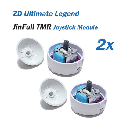 ZD Ultimate Legend Game Controller Replaceable Joystick Module Removable K-Silver JS13 PRO GinFull Angle TMR Joystick DS13 MAX