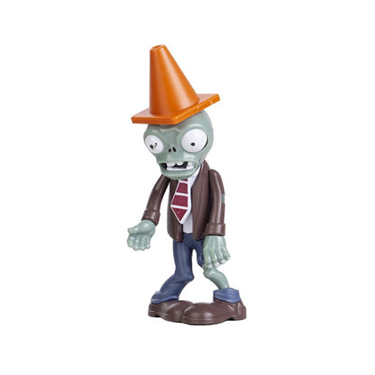 Plantas vs Zumbis Boneco Anime Obstáculo Zumbi Pirata Disparervilha Borracha Dura Borracha Macia Figura de Ação Modelo Jogo de Batalha Presente