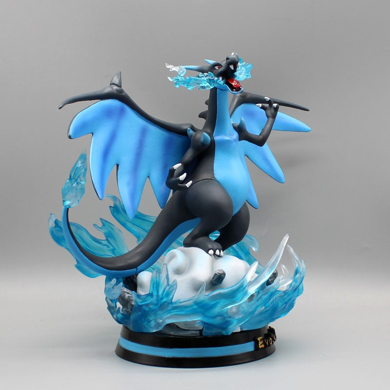 Pokemon Evolução Eevee Anime Figuras Charizard Raichu Mewtwo Dragonite Venusaur Gengar Iluminoso Estatueta PVC Estátua Modelo Brinquedo