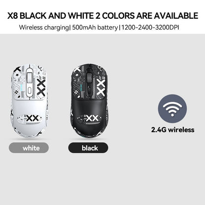 Warvank X8 Wireless Gaming Mouse 500 mAh TYPE-C Rechargeable Office Mouse Suitable for Laptop Desktop Computers