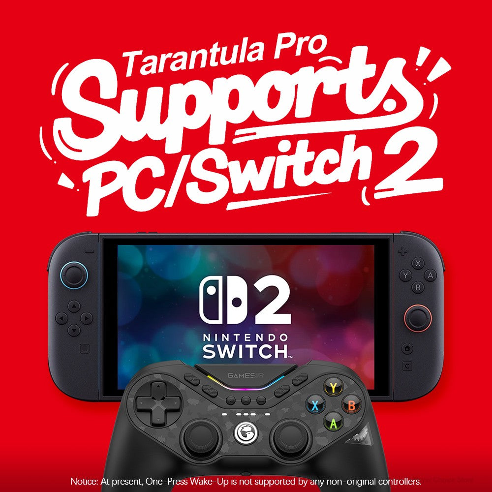 GameSir Tarantula Pro Gamepads PC for Nintendo Switch 2 Switch iOS Android Controller TMR Joystick NFC 9 Mappable Button