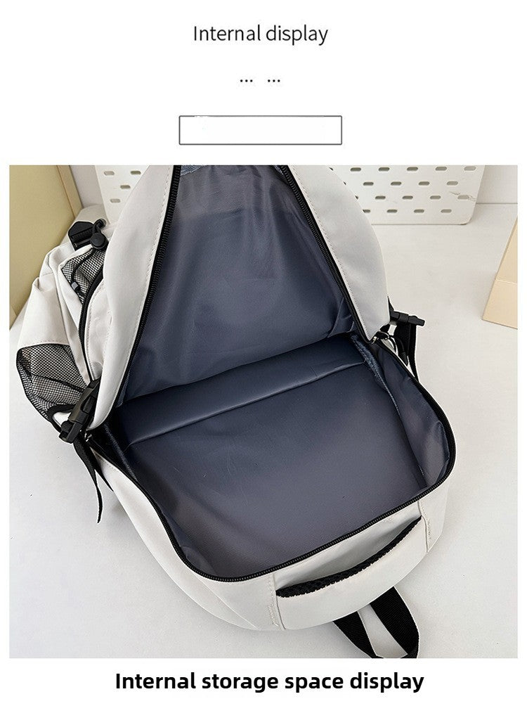 Mochila Escolar Estilo Japonês Bolsa Pequena para Boneca Grande Capacidade para Estudantes do Ensino Médio e Fundamental Masculino e Feminino Jovem Casual