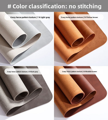 Mouse Pad de Mesa PU à Prova d'Água Grande Mousepad para Notebook Tapete de Mesa Antiderrapante Tapetes para Teclado Tapete de Mouse, protetor de pulso para mouse três peças