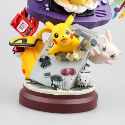 Boneco Grande Pokémon de 20cm Pikachu Charizard Mewtwo, Modelo Colecionável Anime para Decoração de Casa, Exposição, Presente