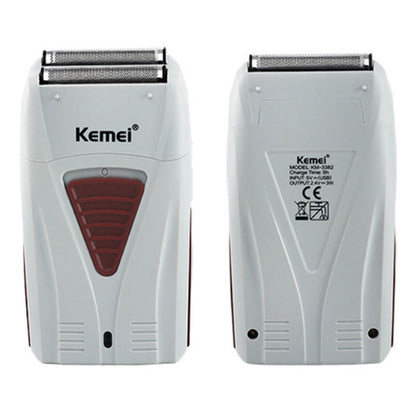 Original Kemei Finishing Fade Rechargeable Electric Shaver Hair Beard Cleaning Electric Razor For Men Bald Head Shaving Machine