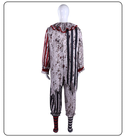 Terrifier Art Clown Joker Cosplay Costume Dark Clown Full Set for Men Women Role Play Horror Dress Suit Halloween Carnival Party
