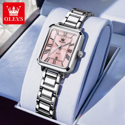 OLEVS 5641 Women Watch Original Luxury Quartz Watch Women's Roman Scale Waterproof Watch Fashion Elegant Dress Women's Watch