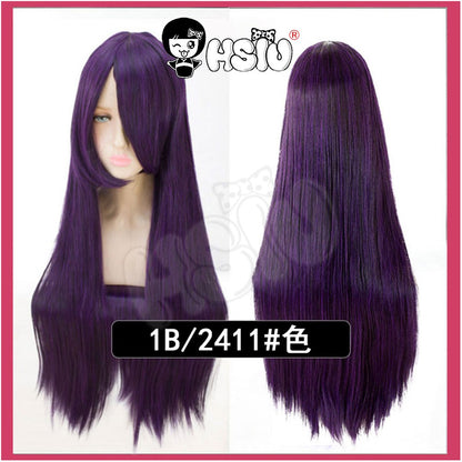 ?HSIU Brand? 80cm Cosplay wig Long 22 color Wig Heat Resistant Synthetic Hair Anime Party wig Fiber synthetic wig+Free wig cap