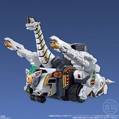 Em Estoque 100% Original Bandai Super Minipla Kyouryuu Sentai Zyuranger Mighty Morphin Boneco de Ação de Brinquedo Presente para Amigo