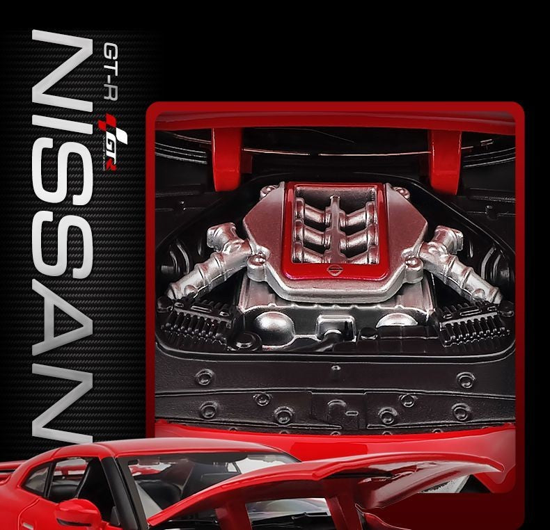 Bburago 1:24 Nissan GTR R35 2017 Alloy Car Diecasts & Toy Vehicles Car Model Miniature Scale Model Car Toy For Children