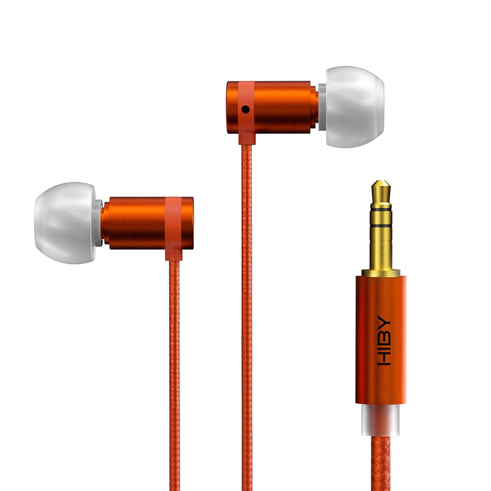 Fone de ouvido HiFi HiBy Yves 6mm Micro-dinâmico banhado a titânio, Driver de alta magneticidade, Câmara de baixa ressonância, Isolamento de ruído, Amigável à pele